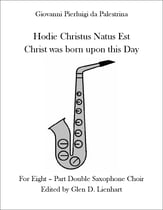 Hosie Christus Natus Est (Sax) P.O.D. cover